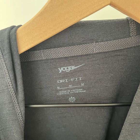 Black Nike Dri-Fit Yoga Zip Up Jacket, Second Sole Arkun Branded - Picture 3 of 6